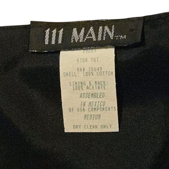 VTG 111 Main Vest M Christmas Holiday Angel Bear Cat Kids Santa Poinsetta 80's - Picture 3 of 6